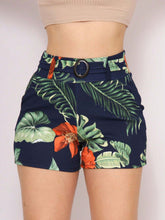 Short Malha Crepe Estampa Floral.